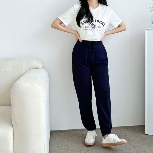 오노마 ONM 봄 여름 가을 기본 여성 밴딩 조거팬츠 조거바지