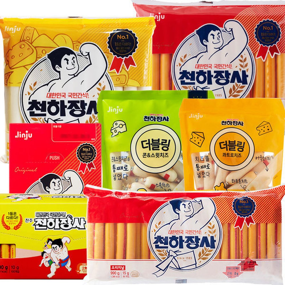 천하장사 천하장사 오리지날 990g 15gx66개 소세지 소시지 66개 15g