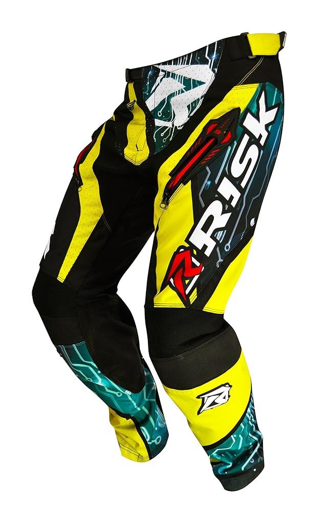 Risk Racing Ventilate 디지털 유니 성인용 모토크로스 팬츠 34 1개