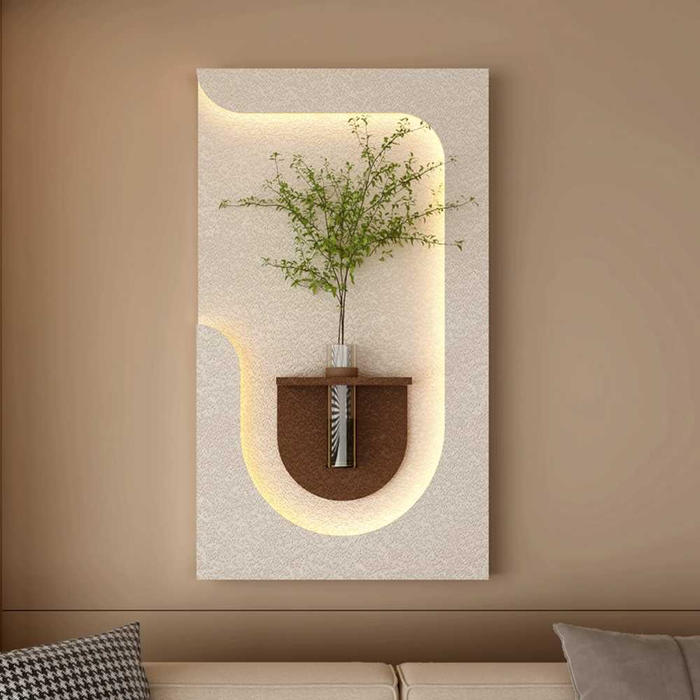 화병 액자 수경 식물 장식 그림 벽 꽃병 거실 현관 60x105 조명없음