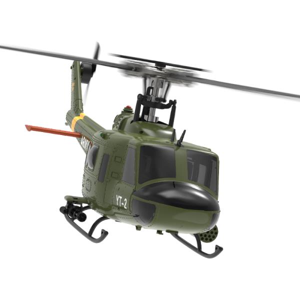 2025 Yuxiang 4G 6CH 3D UH-1 1 34 스케일 Huey 듀얼 브러시리스 모터 플라이바리스 RC 헬리콥터 F07-V 2