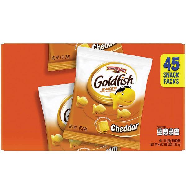 페퍼리지팜 페퍼리지팜 페퍼리지팜 페퍼리지팜 골드피쉬 Goldfish 체다 크래커 28g 45개