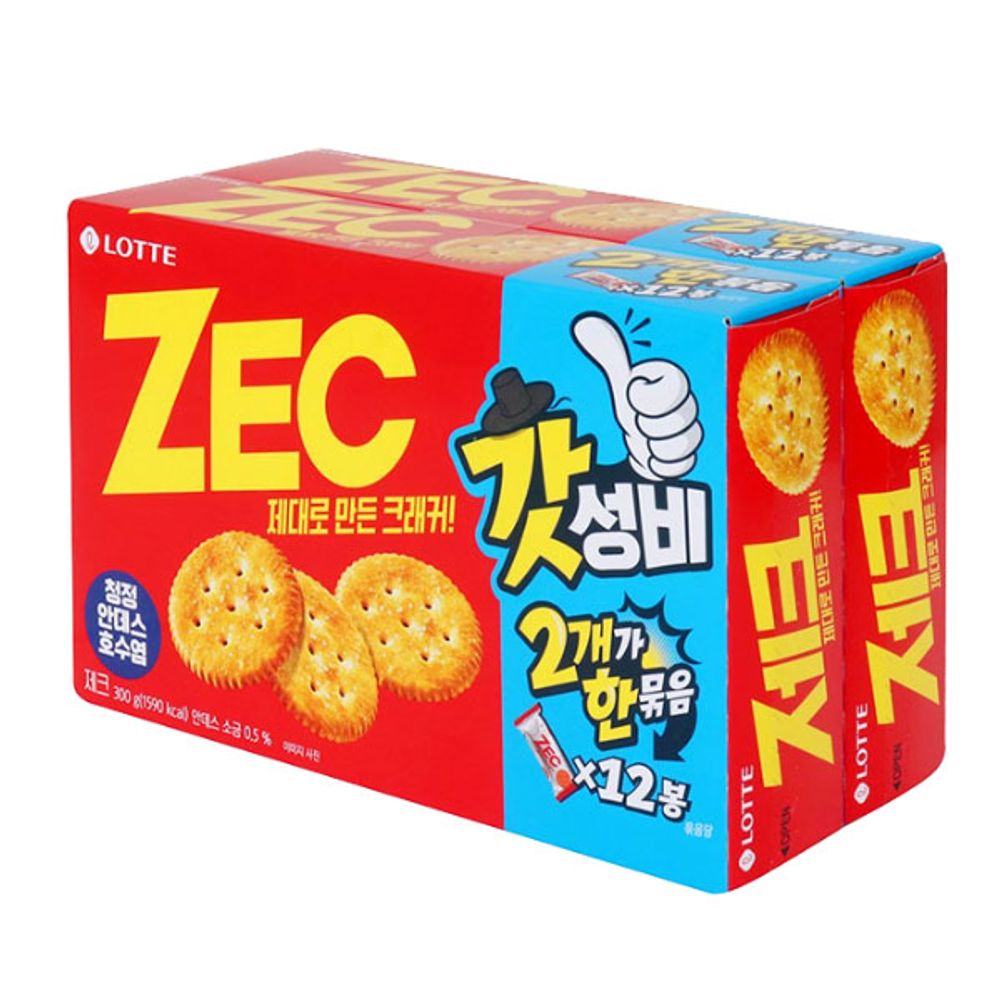 제크 2번들 갓성비과자 술안주제그 디저트 간식 2개세트 ZEC 크래커 비스킷
