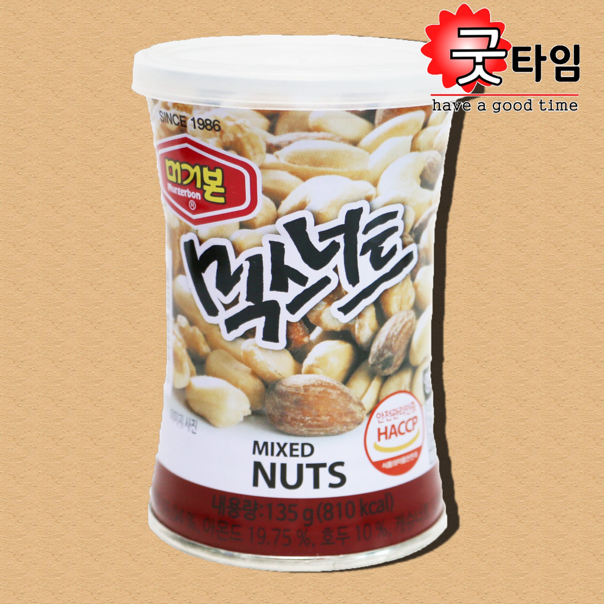 머거본 머거본 믹스넛트 135g 6개