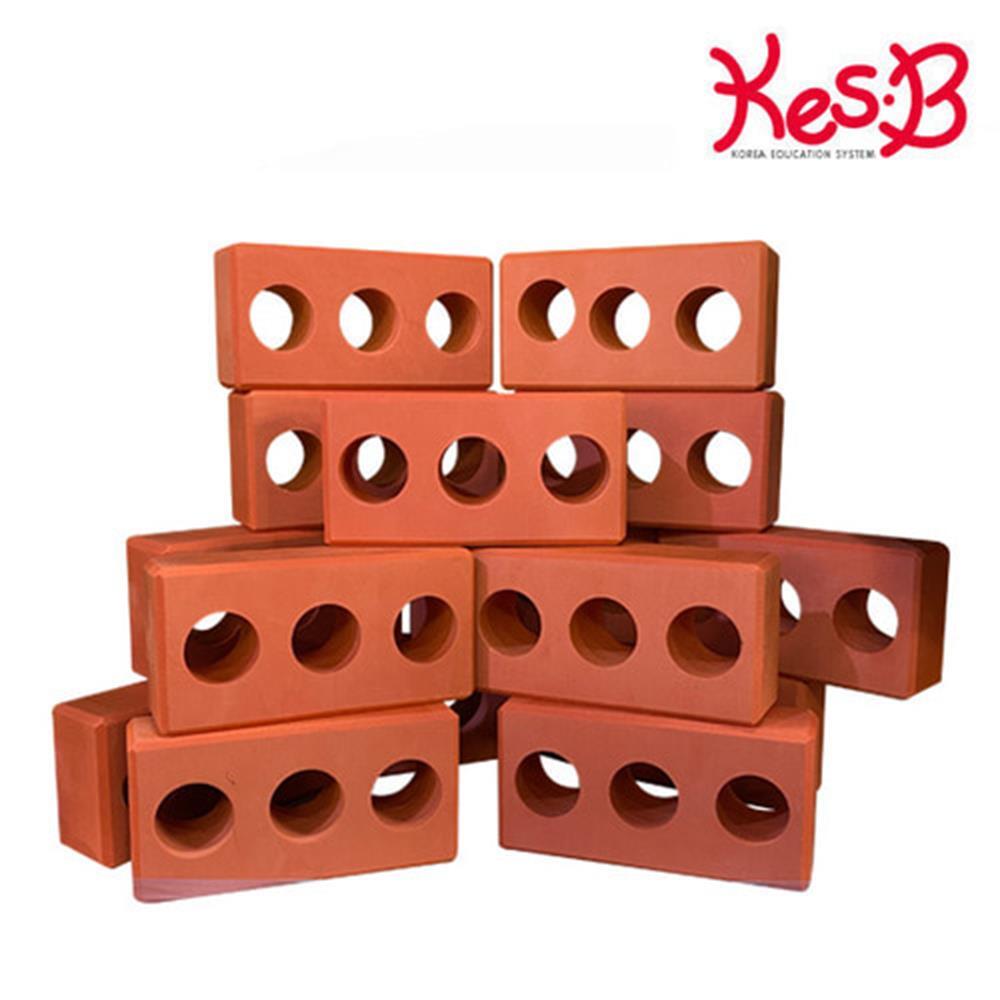 캐스B 튼튼 빨간벽돌블럭40pcs 2090 유아 장난감 아기 어린이 선물 블록 초등학생 조립 유치원 초등 교구