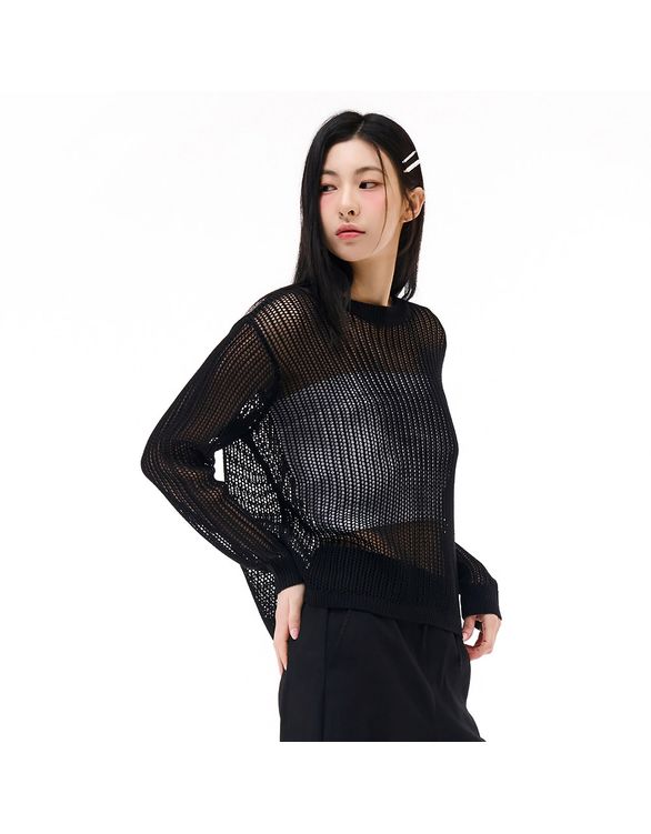 체이스컬트 W 네트 조직 니트