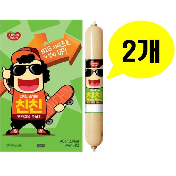 동원에프앤비 동원 동원 동원 친친 오리지널 실속형 700g 70gx10입 x2개