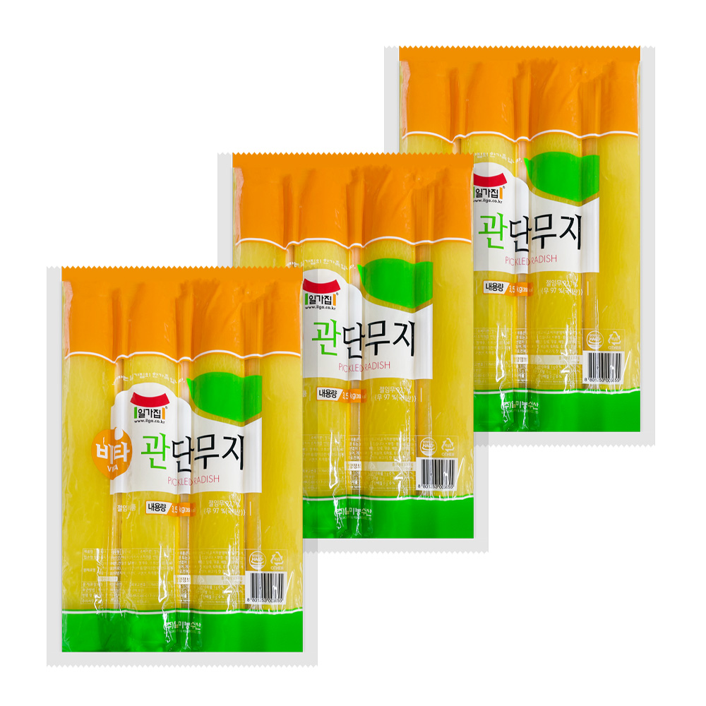 일미농수산 일가집 일가집 일가집 비타 단무지 3 5kg 3개