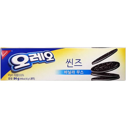 미가방 오레오 오레오 씬즈 바닐라무스 84g 10개