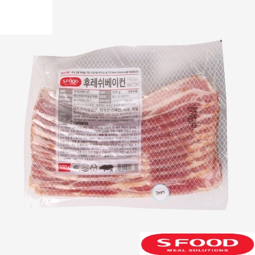 에쓰푸드 베이컨 냉동 500g 1개