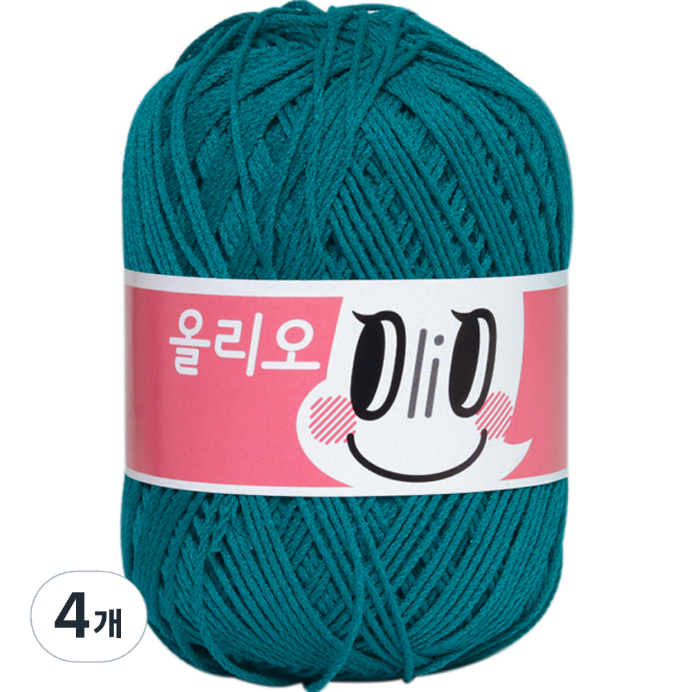 OLIO yarna 올리오 실 727 사파이어 4개