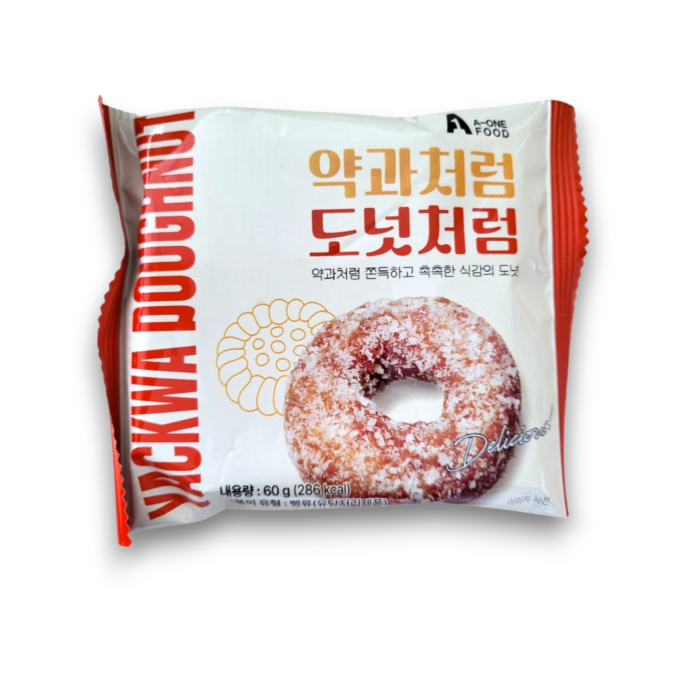 에이원푸드 약과처럼 도넛처럼 한박스 60g 12개