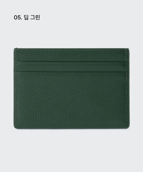 무신사스탠다드 무신사스탠다드 MUSINSA STANDARD 그레인 레더 카드 지갑 05 딥 그린 MEDWL002 1776267