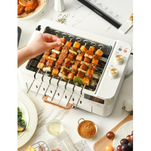 회전식 꼬치구이 기계 바베큐 그릴 회전 양꼬치기계 가정용 캠핑