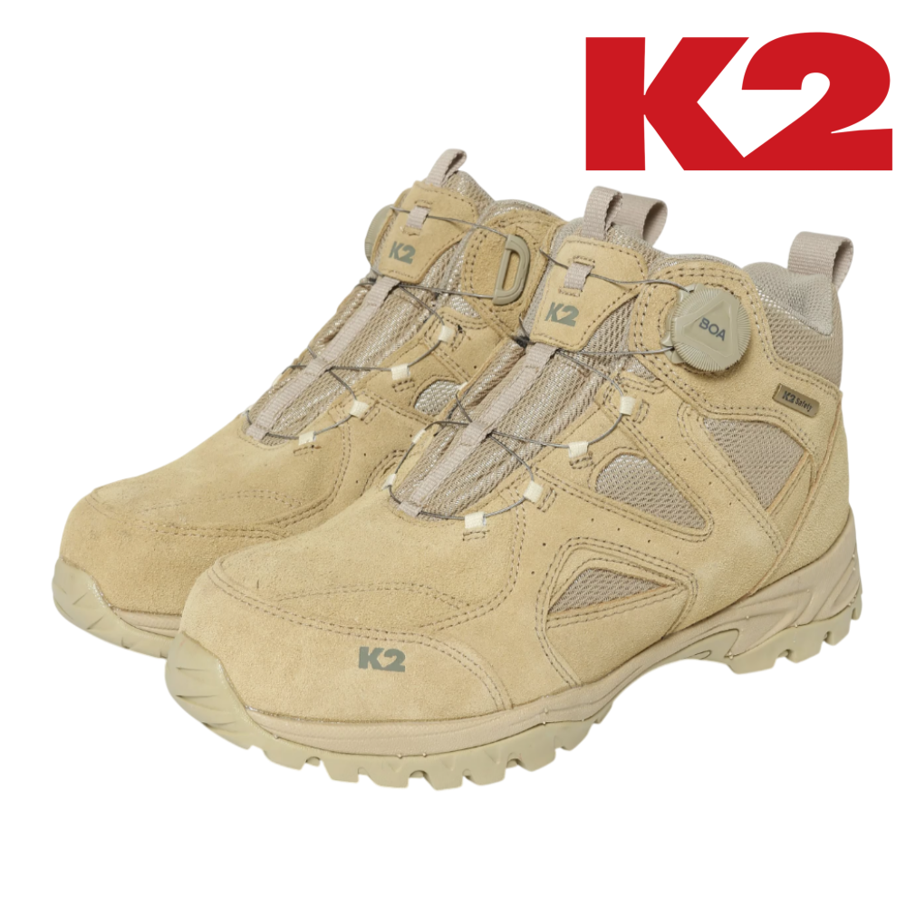 K2 매장정품 K2 다이얼 천연가죽 경량 안전화 현장 작업화 발편한 쿠션 산업현장 04 250