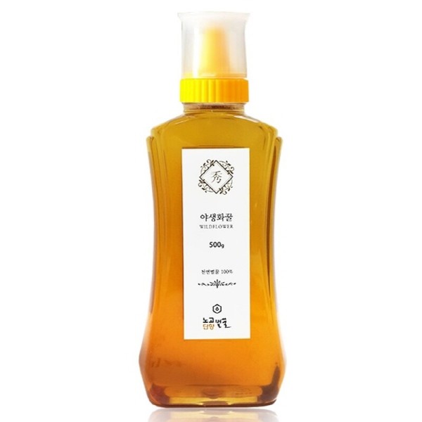 노고단향벌꿀 자연숙성꿀 야생화꿀 국내산 천연벌꿀 자연꿀 500g