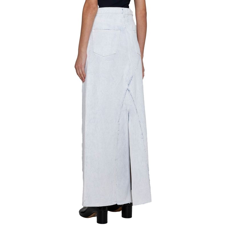 메종마르지엘라 MAISON MARGIELA Maison margiela r 디테일 크링클 데님 미디 스커트 SI0MA0005 S30561 967