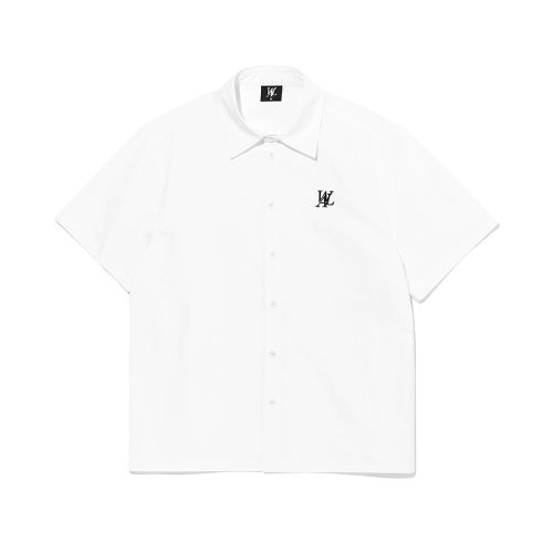 우알롱 우알롱 Signature essential half shirt -