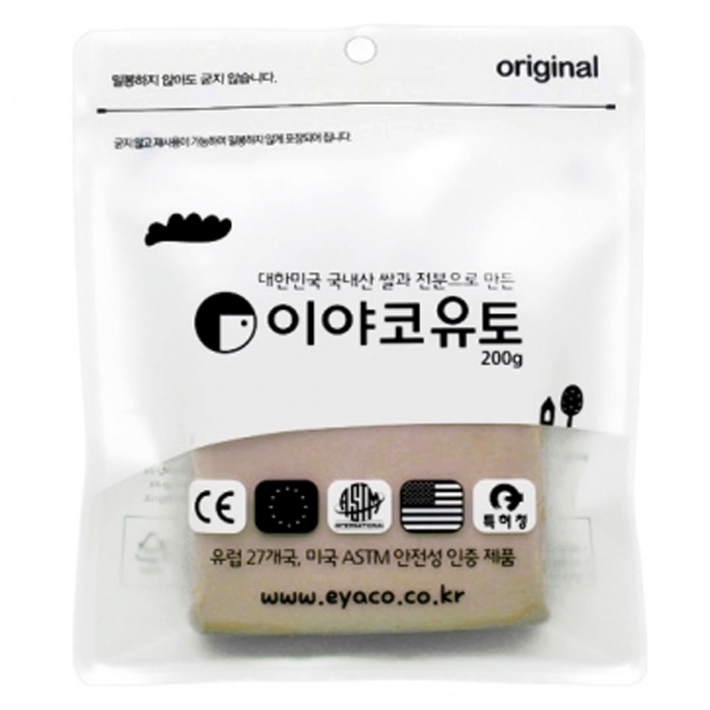 이야코 소프트 유토 200g 점토 슬라임 젤리 유토 클레이 액괴 액체괴물 주물럭 어린이집선물 판촉물선물
