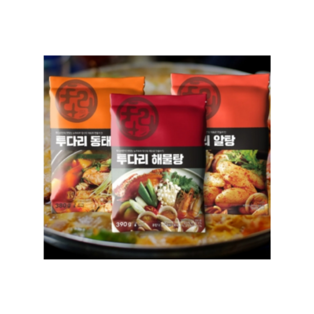 투다리 얼큰 인기탕류 해물탕 알탕 동태탕 1개