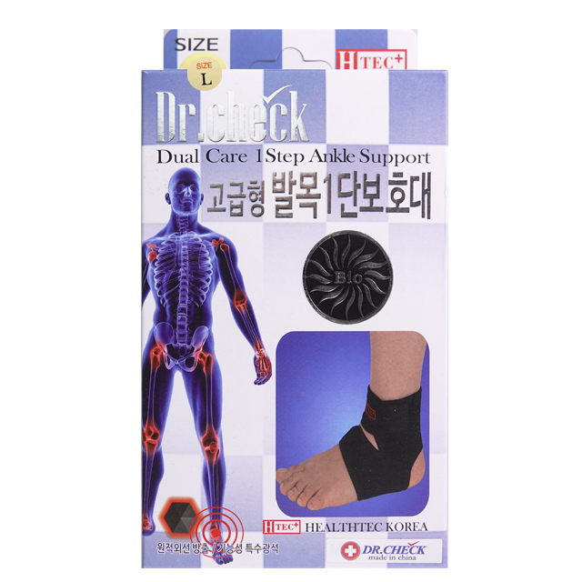 DR CHECK 닥터체크 고급형 발목1단 보호대 본상품선택 1개 미디움
