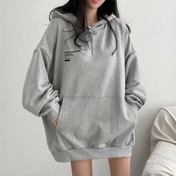 캐쥬얼 오버핏 박시 롱티 커플티 후드집업 후드 긴팔
