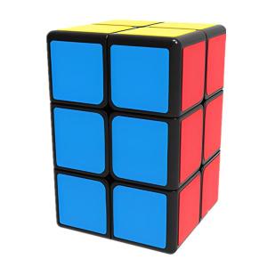 Qiyi 223 검정색 배경 매직 큐브 스티커가없는 Cubo Magico 1 차 부드러운 회전 장난감 퍼즐