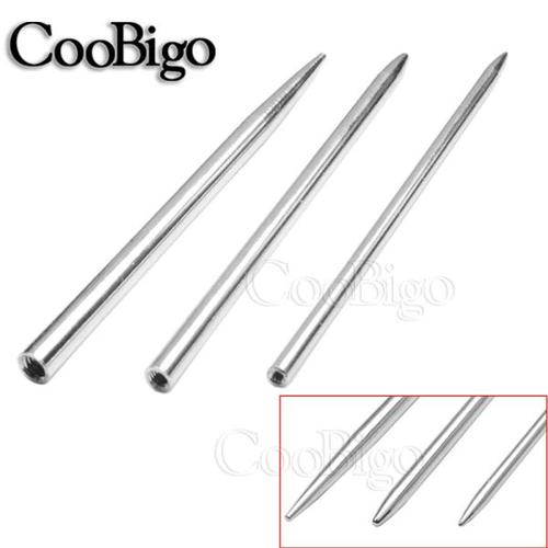 1pcs 3-1 2 스테인레스 스틸 표면 Paracord 팔찌 바늘 야외 550 프로젝트 직조 도구