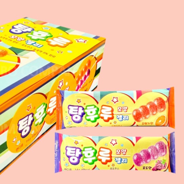 탕후루 모양젤리 젤리추천 회사간식 맛있는젤리 단체간식 대용량 간식선물 1박스 20개입