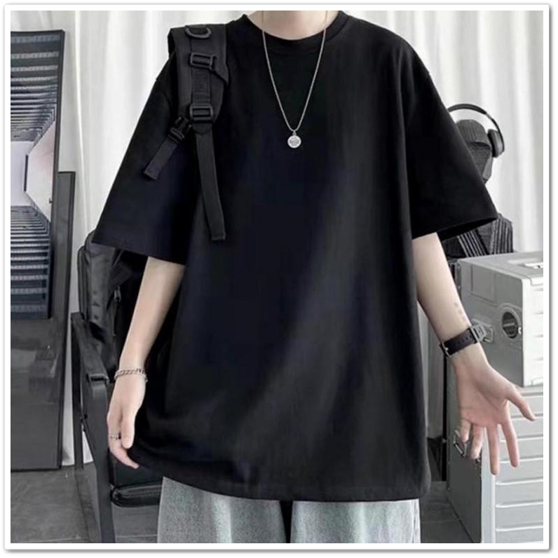 Round Tee Shirt 옷 기본 티셔츠 남자 반팔 무지 오버핏 티셔츠 캐주얼