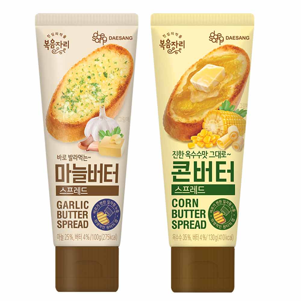 복음자리 콘버터 스프레드 130g 마늘버터 스프레드 100g 1개