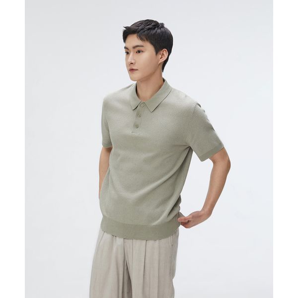 스파오 SPAO COOL 칼라넥 반팔니트 160058 SPKWF24M01 160058