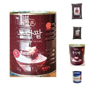 통단팥 참존 빙수용 3K X6 만들기 붕어빵만들기 속재료 앙금 대두 식품 굳지않는앙금 앙금백화점 백앙금