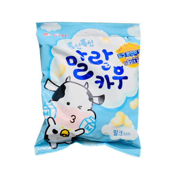 말랑카우 밀크 158g 주전부리 캔디 젤리 카라멜 밀크츄 캐러멜 츄잉