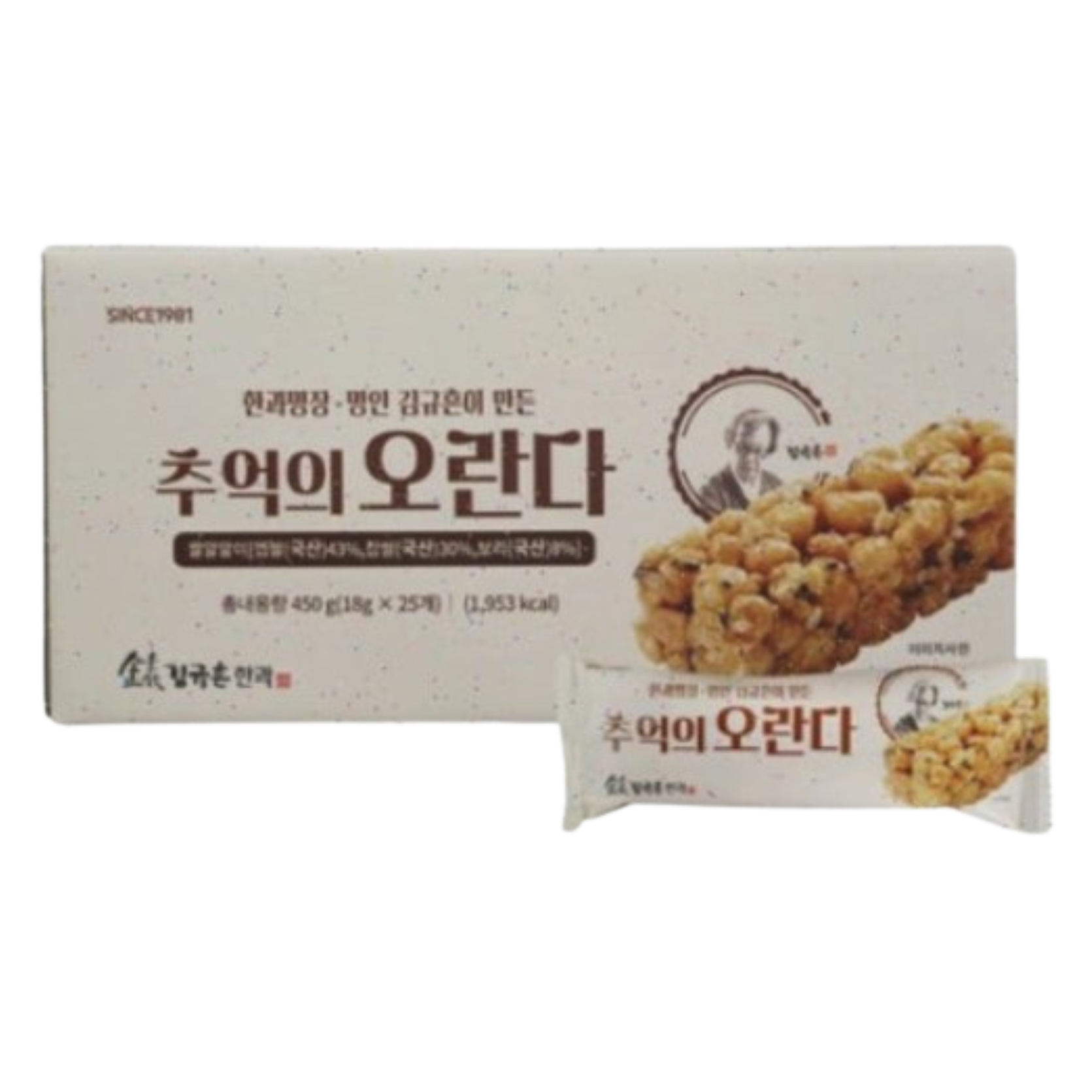 김규흔한과 쇼핑엔티 김규흔명장의 추억의 오란다 25개입 450g 1개