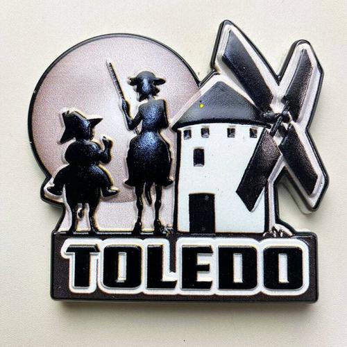 냉장고자석 Toledo 3D 냉장고 자석 여행 기념품 장식 수홈 예술 공예 선물