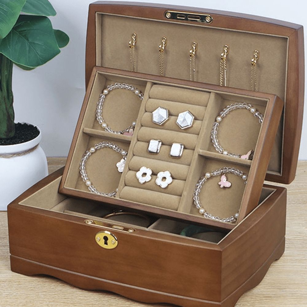 원목 보석 정리함 보석함 주얼리 우드 빈티지