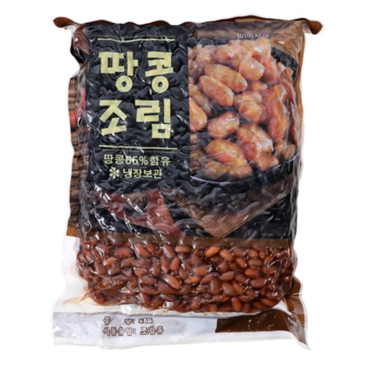 바이오마켓 땅콩조림 4kg 정원물산 4kg 3개