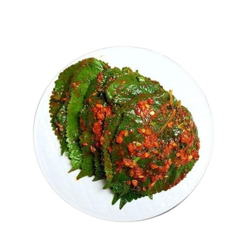 남경식품 참그린 깻잎김치 500g