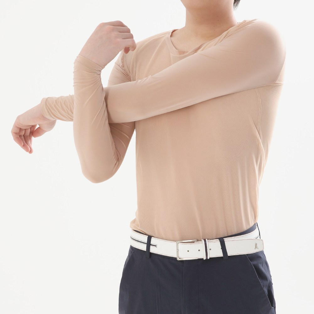 렘플리 남성골프이너웨어 UV차단스포츠이너웨어 남성바디메쉬 M 스킨