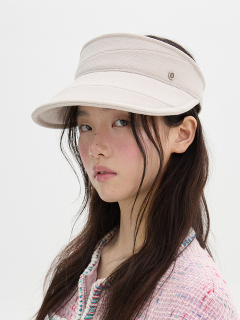 브라운햇 브라운햇 Alice Sun Visor - Cream