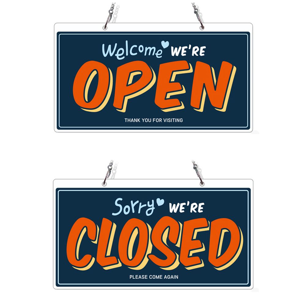 OPEN 체인걸이형 양면 안내판 CLOSED13