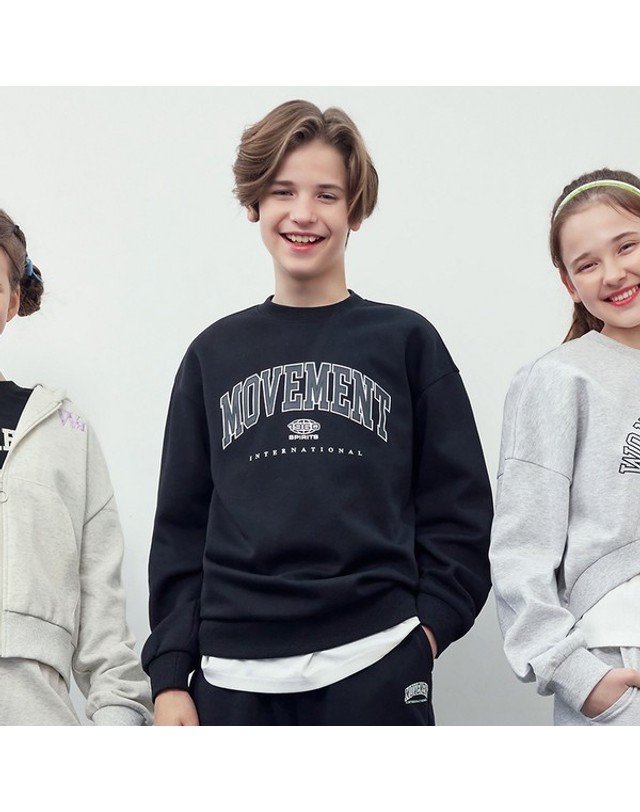 행텐 틴즈 빅그래픽셋업 맨투맨 100 14460 031 256 12 P359410039