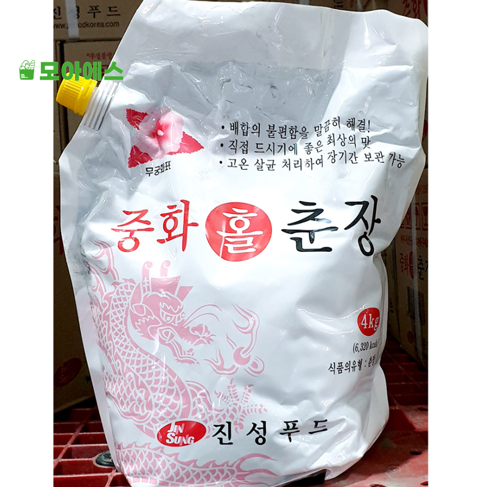 두리 홀춘장 중화 진성 4kg 춘장 중국 요리 중식 중국집