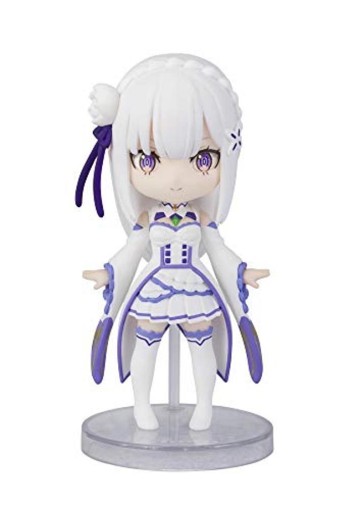 Figuarts mini Re 처음부터 시작하는 이세계 생활 에밀리아 약 PVC ABS제 도장이 끝난 가동 피겨 BAS60992