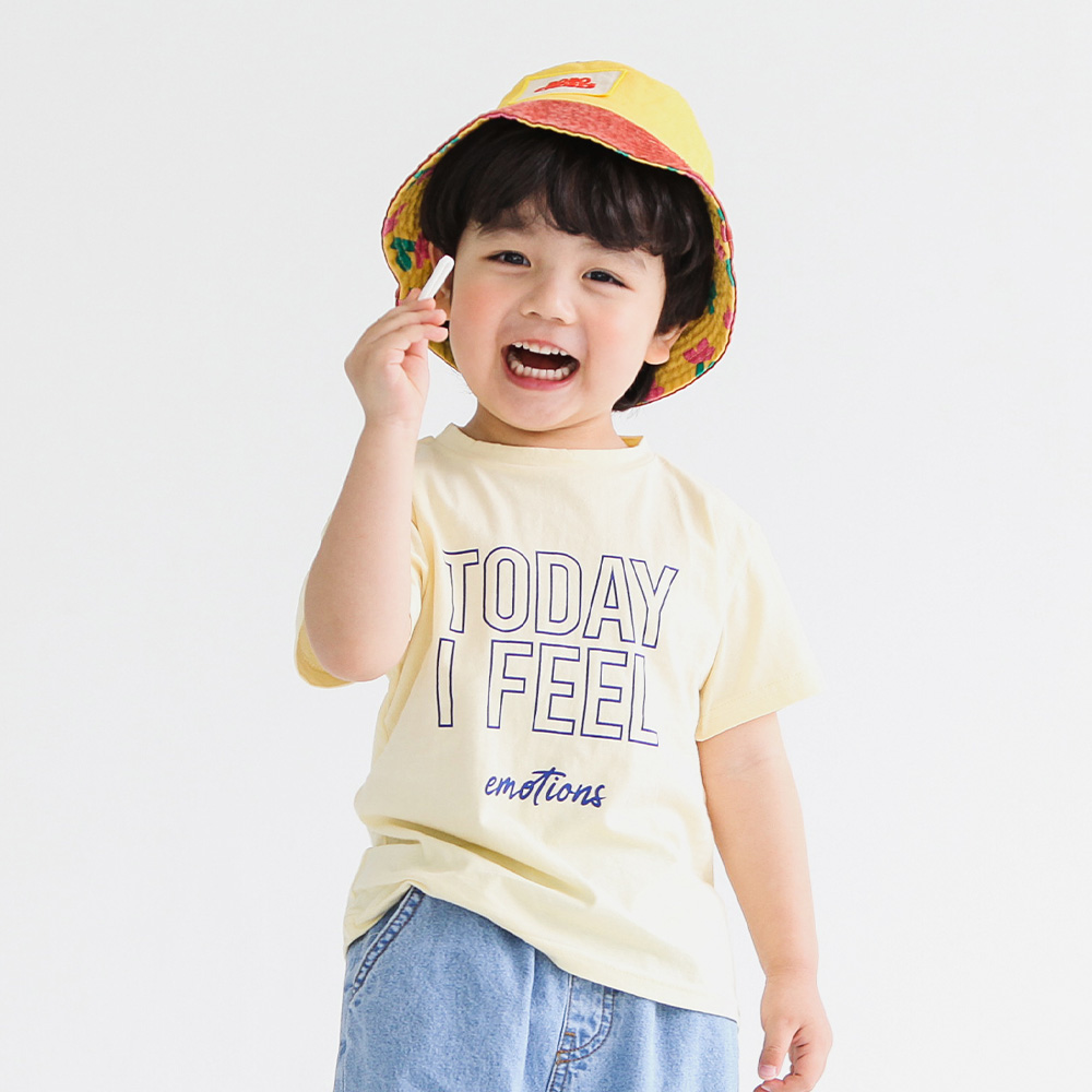 메르시보꾸 12시전주문 메르시보꾸 아동용 투데이슬림티 연노랑 D2235