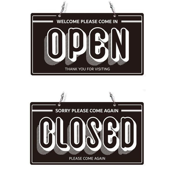 OPEN 체인걸이형 양면 안내판 CLOSED22