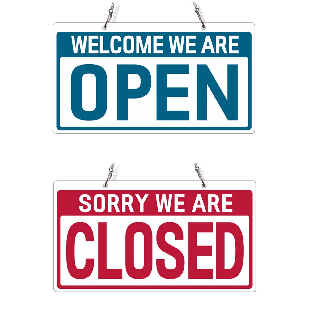 OPEN 체인걸이형 양면 안내판 CLOSED44