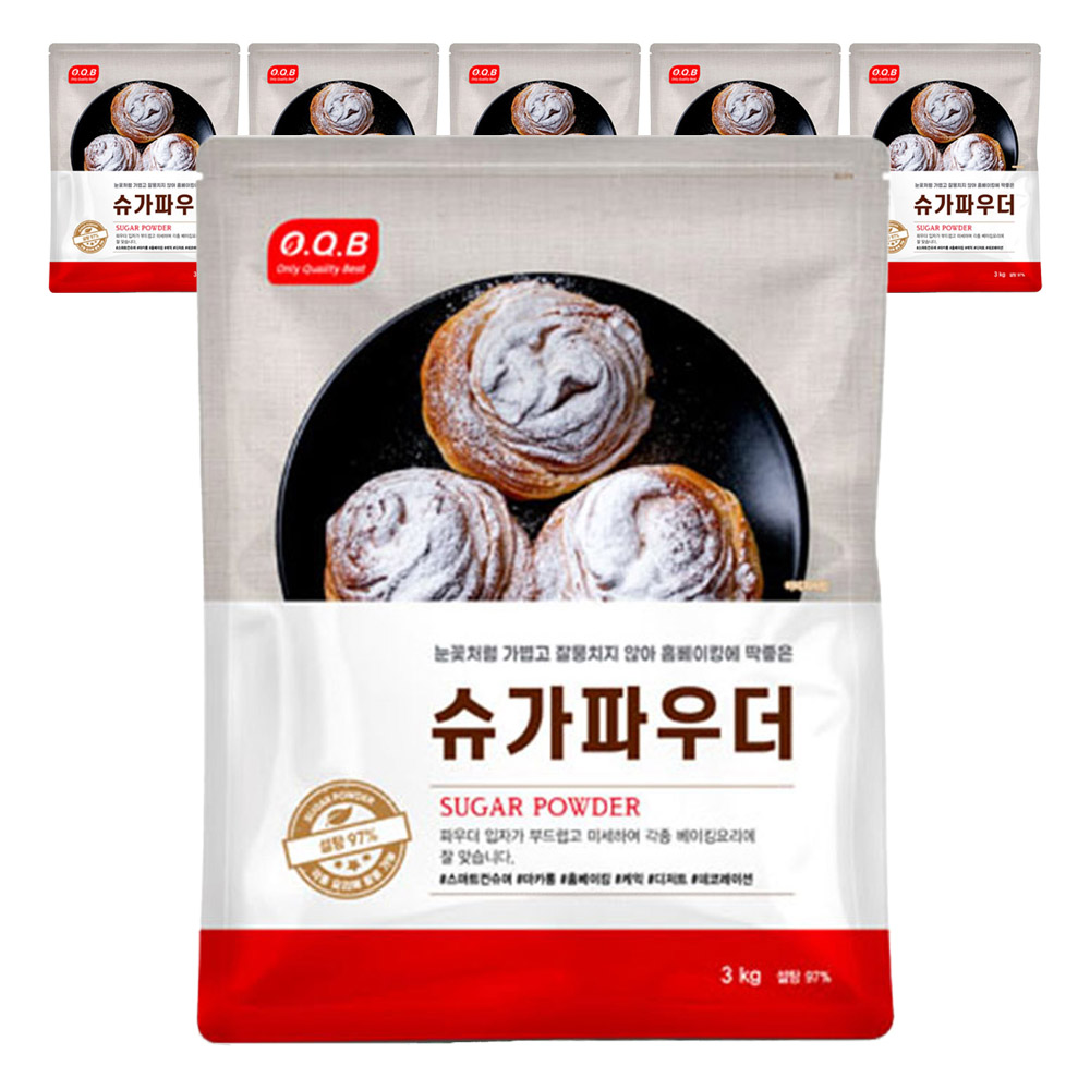 OQB 슈가파우더 3kg 6개