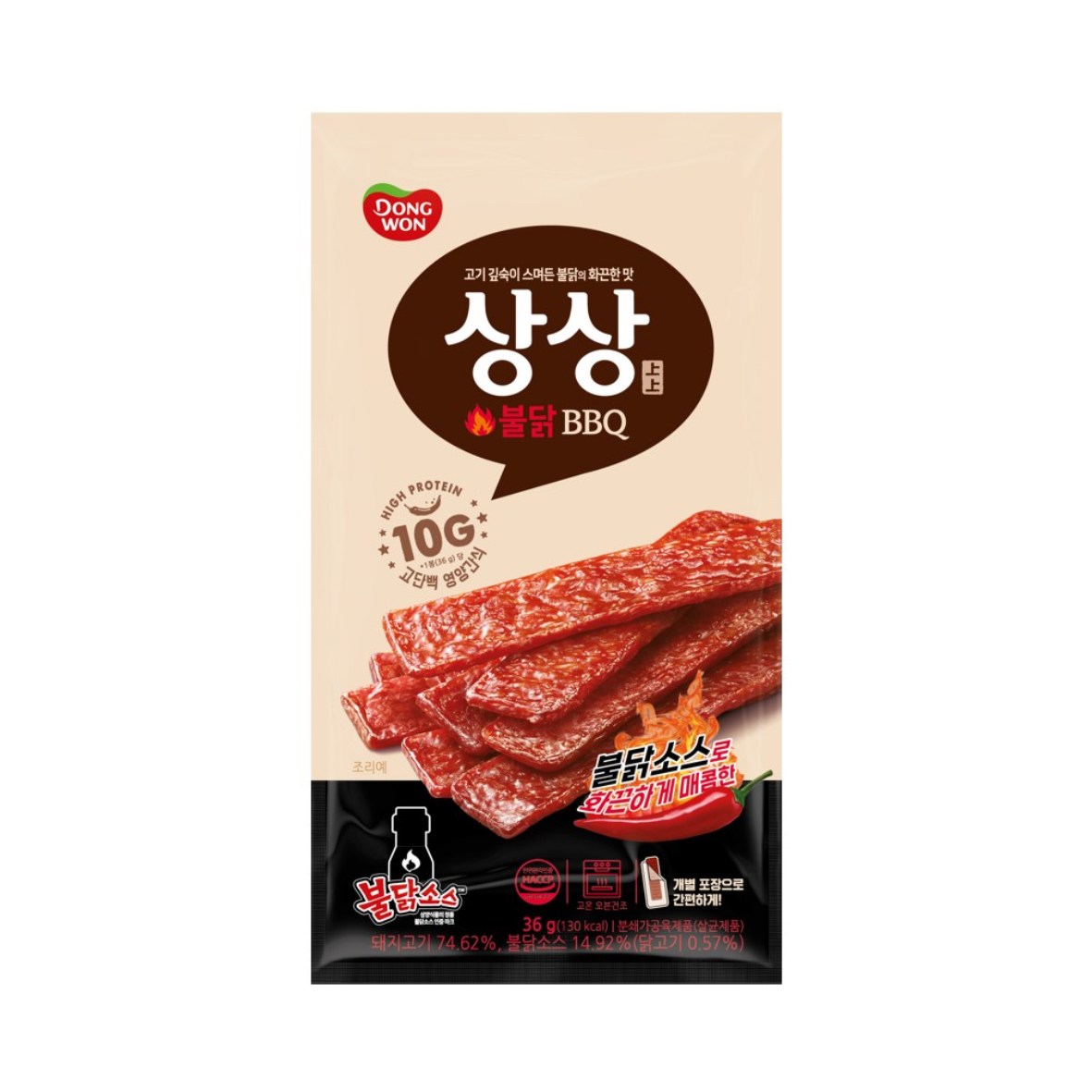 동원 상상 불닭 비비큐 육포 36g